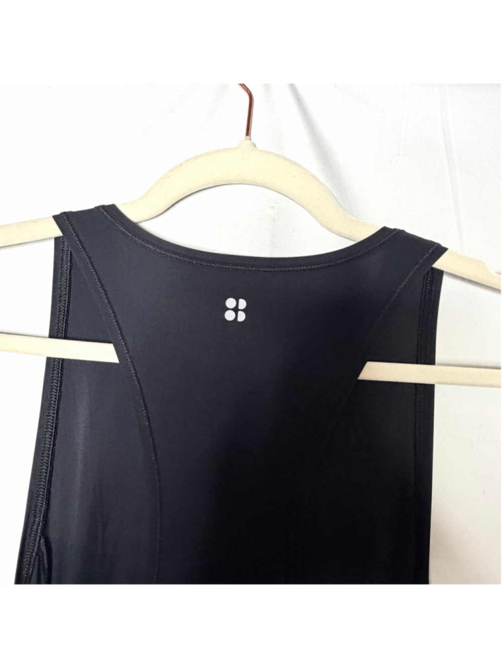 Women's Sweaty Betty Black Exploere High Low Tank Midi Dress Size M - Picture 8 of 10
